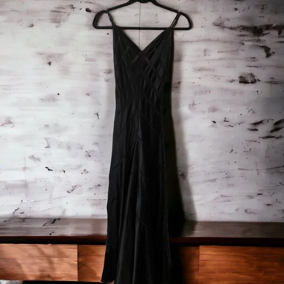 BCBGMaxAzria | Dresses | Bcbgmaxazria Silk Strappy Floor Length Dress Black Sz 2 | Poshmark BCBGMaxAzria | Dresses | Bcbgmaxazria Silk Strappy Floor Length Dress Black Sz 2 | Poshmark